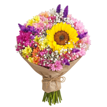 Buquê de flores do campo