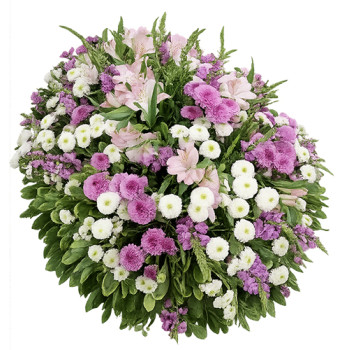 Coroa de Flores Lilás