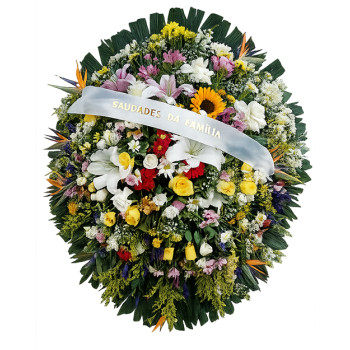 Coroa de Flores Yellow